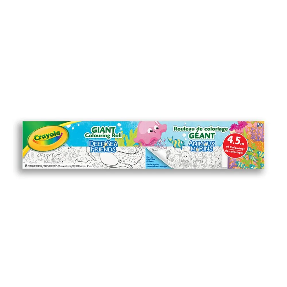 Crayola Giant Colouring Roll, Deep Sea Friends New