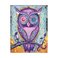 CreART Dreaming Owl Painting by Numbers 9.5x12