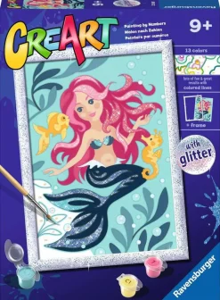 CreART : Enchanting Mermaid Painting by Numbers 7x9" Fashion
