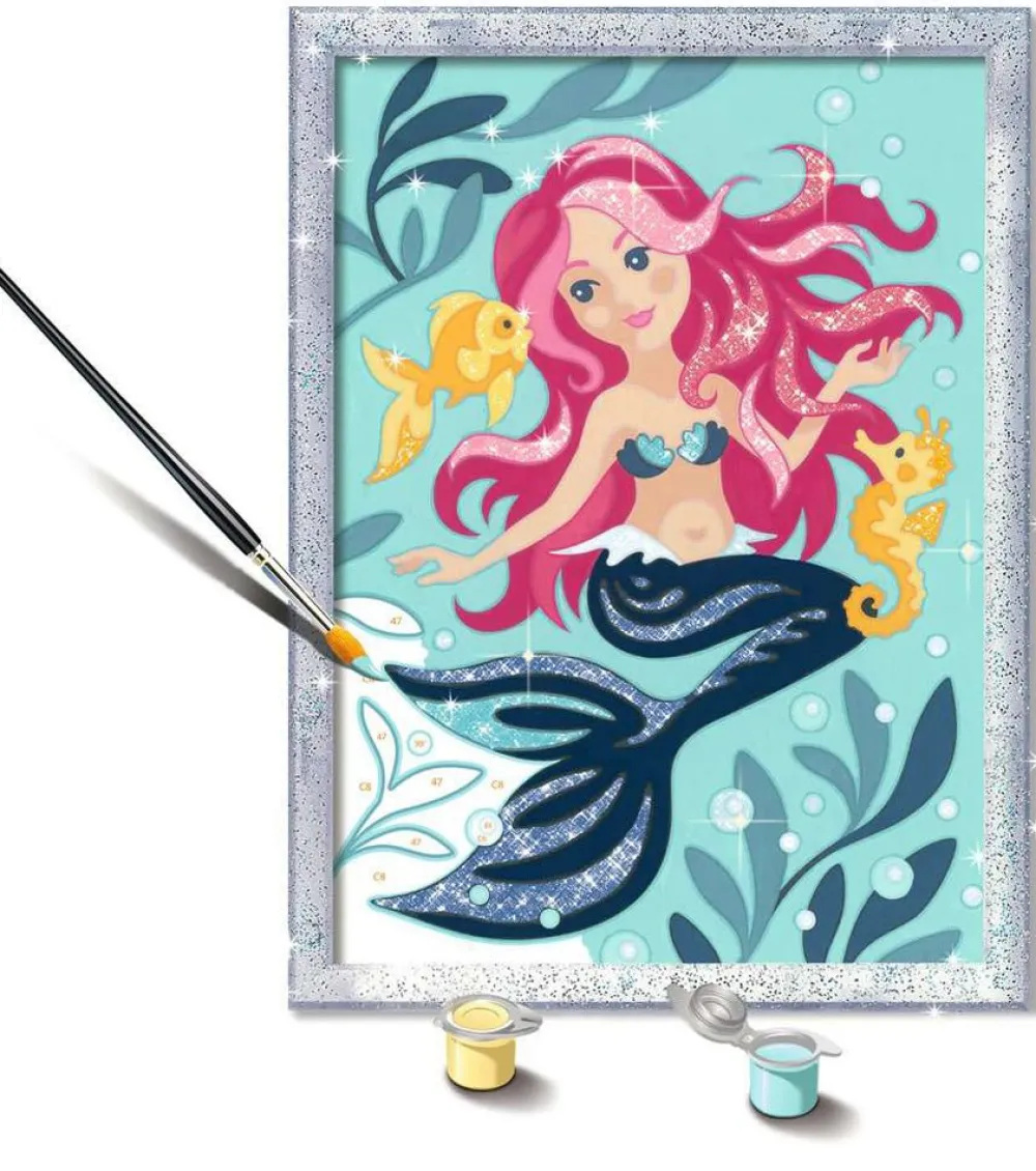 CreART : Enchanting Mermaid Painting by Numbers 7x9" Fashion