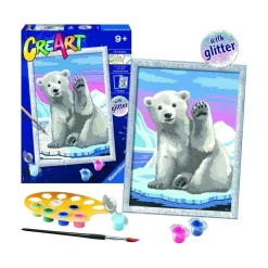 CreART Pawsome Polar Bear Painting by Numbers Online