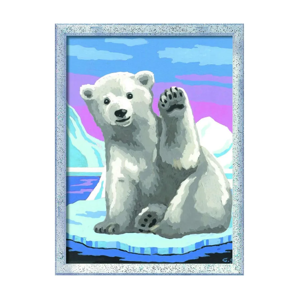 CreART Pawsome Polar Bear Painting by Numbers Online