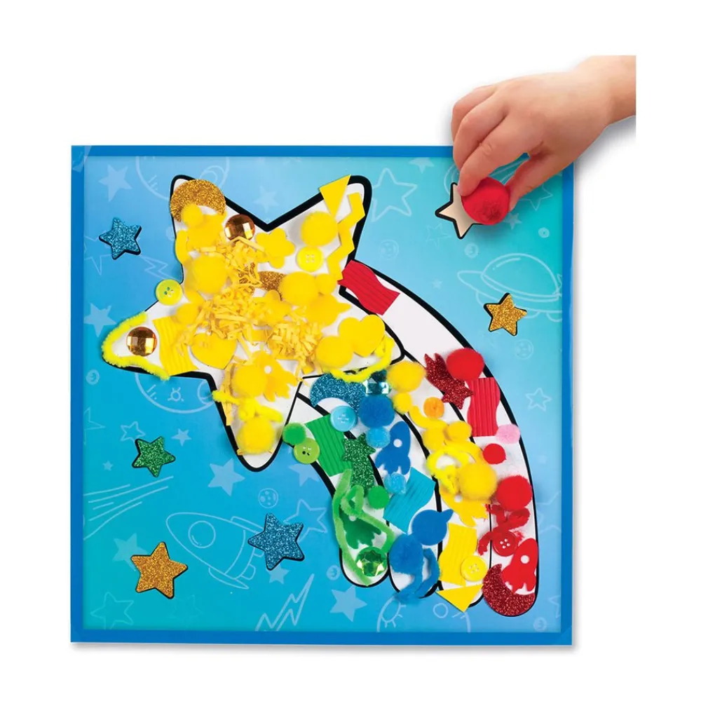Creativity For Kids Sticky Wall Art - Star Hot