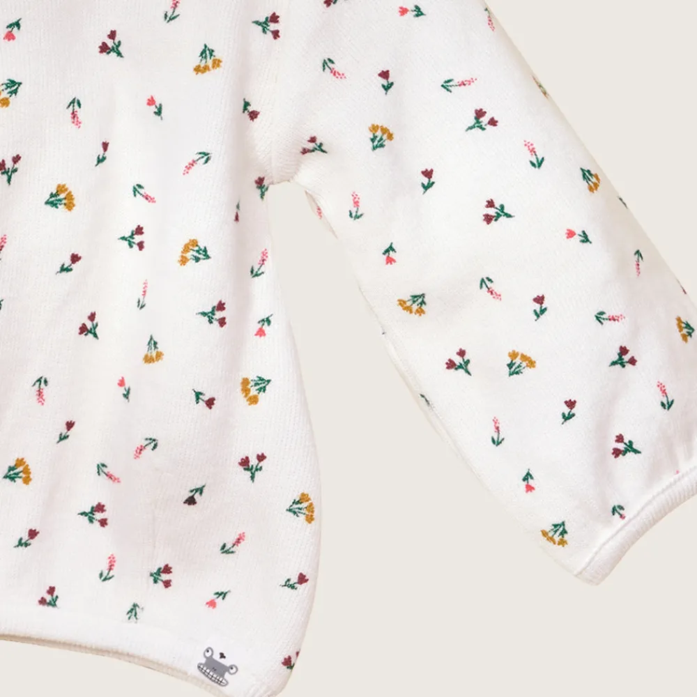 rise little earthling Crew Graphic Top White 0-3m Outlet