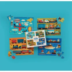 3979261 Canada Inc. (Phase 3 Ltd) Crocodile Creek Vehicles Four Puzzles Set Discount