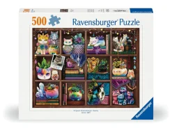 Ravensburger Cubby Cats and Succulents 500pc Puzzle Sale
