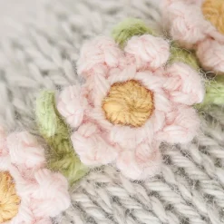 Cuddle+Kind Cuddle + Kind Baby Elephant (Blush Floral) Hand-Knit Doll Outlet