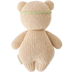 Cuddle+Kind Cuddle + Kind Baby Honey Bear (Ivory Floral) Hand-Knit Doll Outlet