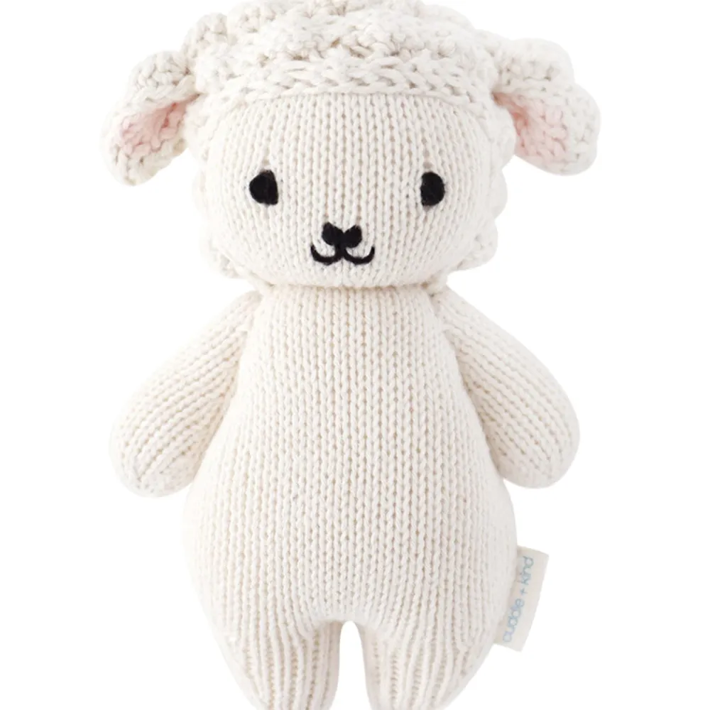 Cuddle+Kind Cuddle + Kind Baby Lamb Hand-Knit Doll Fashion