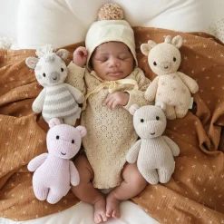 Cuddle+Kind Cuddle + Kind Baby Zebra Hand-Knit Doll Clearance