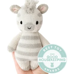 Cuddle+Kind Cuddle + Kind Baby Zebra Hand-Knit Doll Clearance