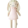 Cuddle+Kind Cuddle + Kind Little Hannah The Bunny Blush - 13" Hand-Knit Doll Fashion