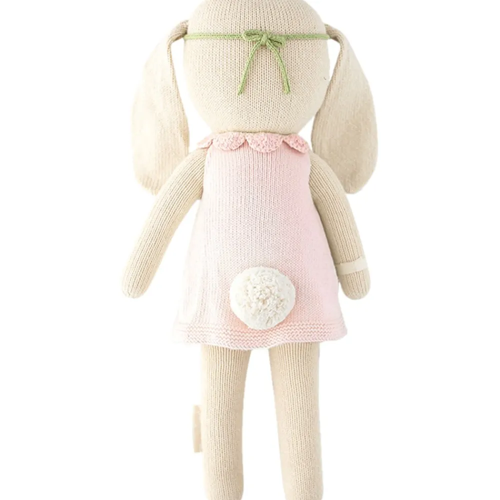Cuddle+Kind Cuddle + Kind Little Hannah The Bunny Blush - 13" Hand-Knit Doll Fashion