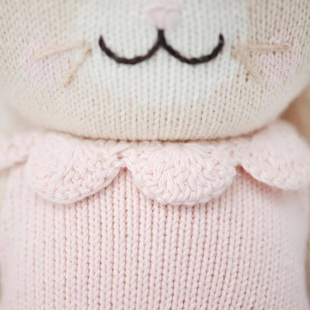 Cuddle+Kind Cuddle + Kind Little Hannah The Bunny Blush - 13" Hand-Knit Doll Fashion