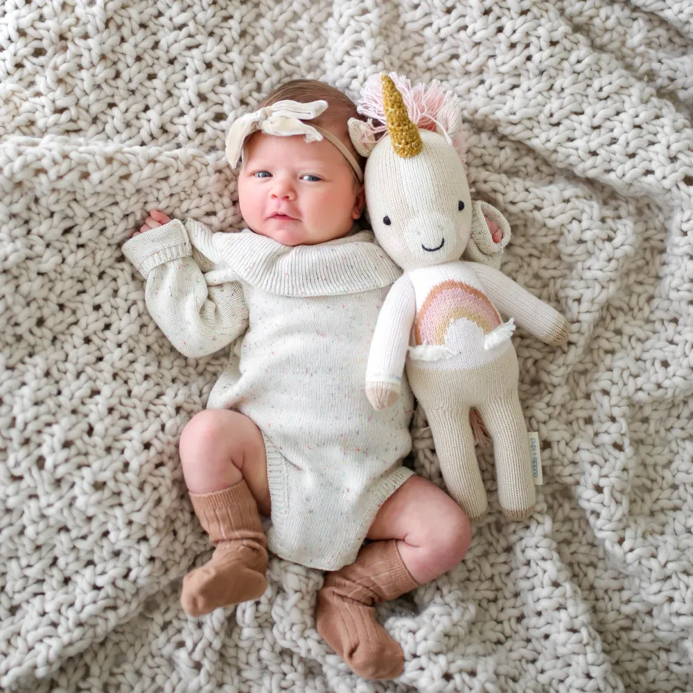 Cuddle+Kind Cuddle + Kind Little Zara The Unicorn - 13" Hand-Knit Doll Online