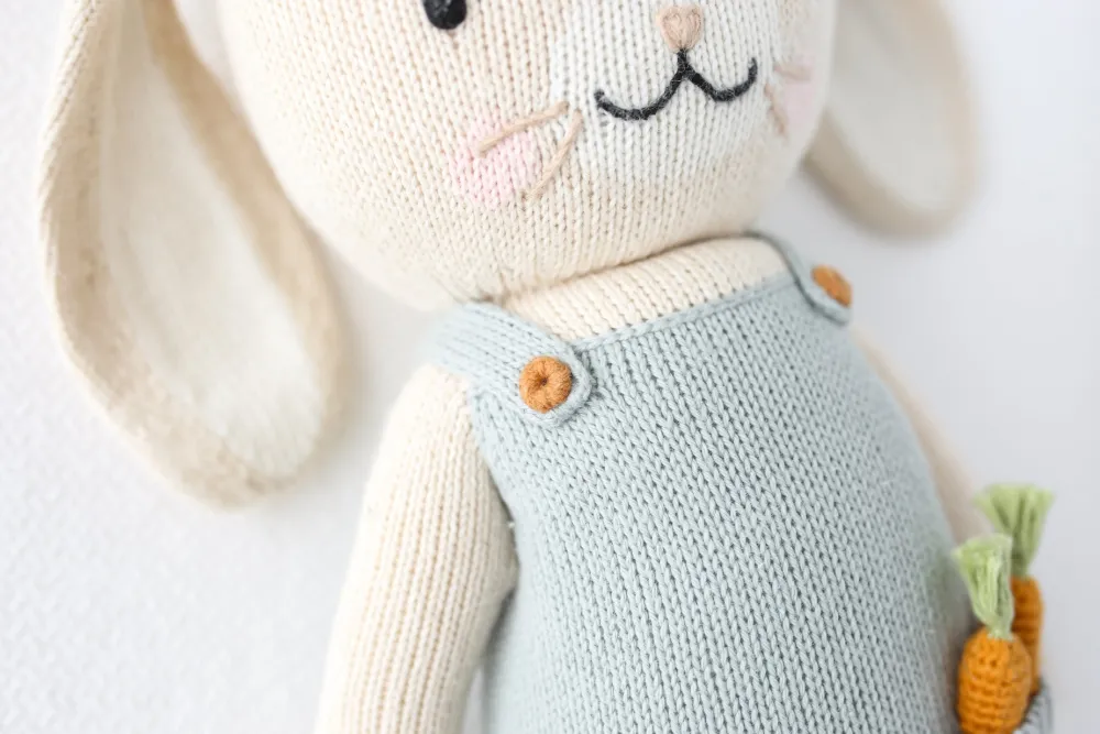 Cuddle+Kind Cuddle + Kind Tiny Henry the Bunny Hand-Knit Doll Discount