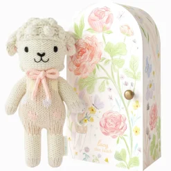 Cuddle+Kind Cuddle + Kind Tiny Lucy the Lamb (Pastel) Hand-Knit Doll Best