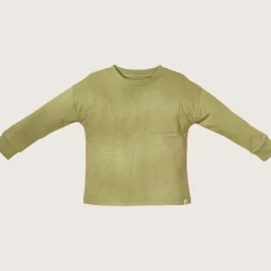 rise little earthling Cuffed Tee 5-6y Green Discount