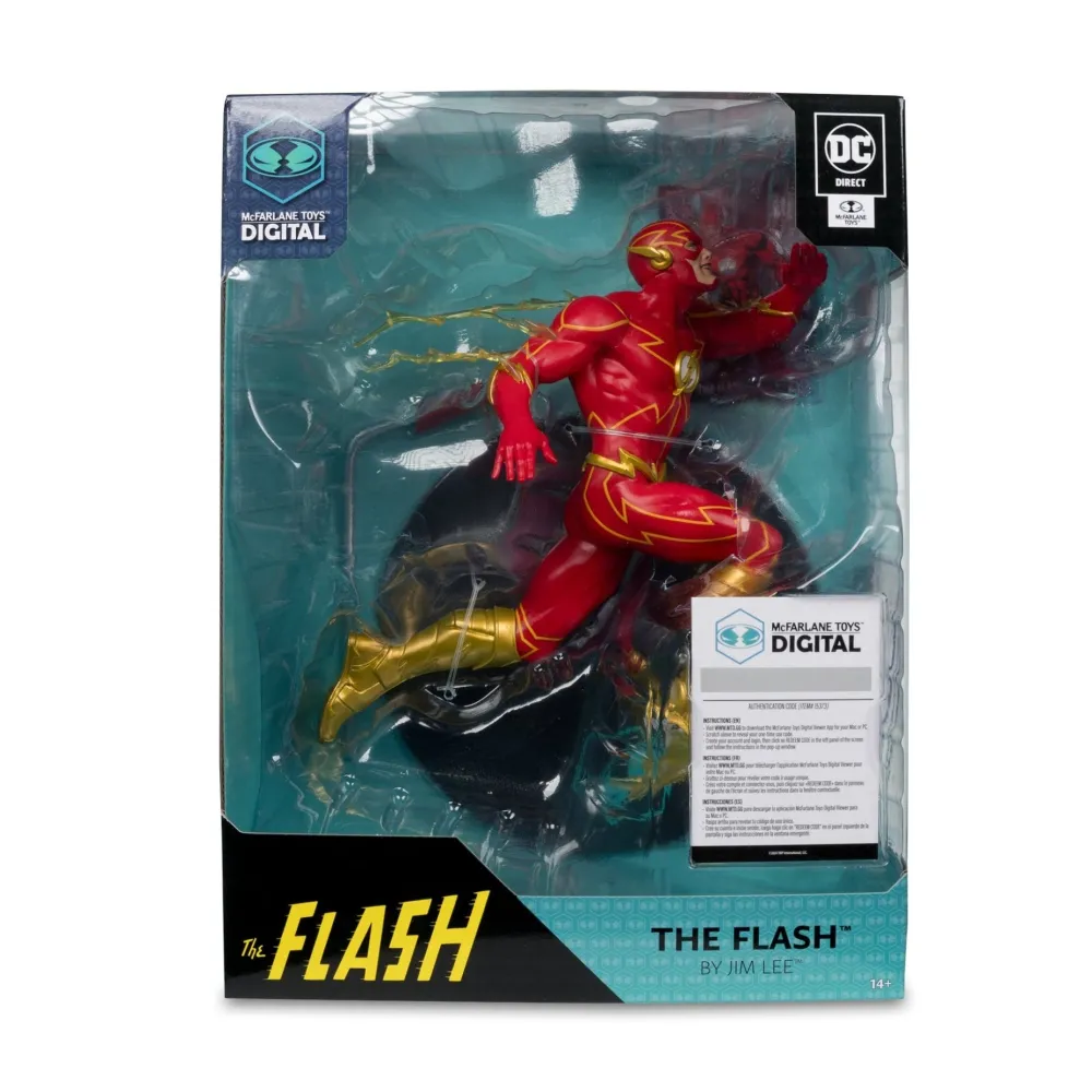 Imports Dragon Inc. DC Direct - 12" Posed Statue - The Flash By Jim Lee (Mcfarlane Digital) Fashion