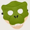 rise little earthling Dino Mask Green OS Clearance