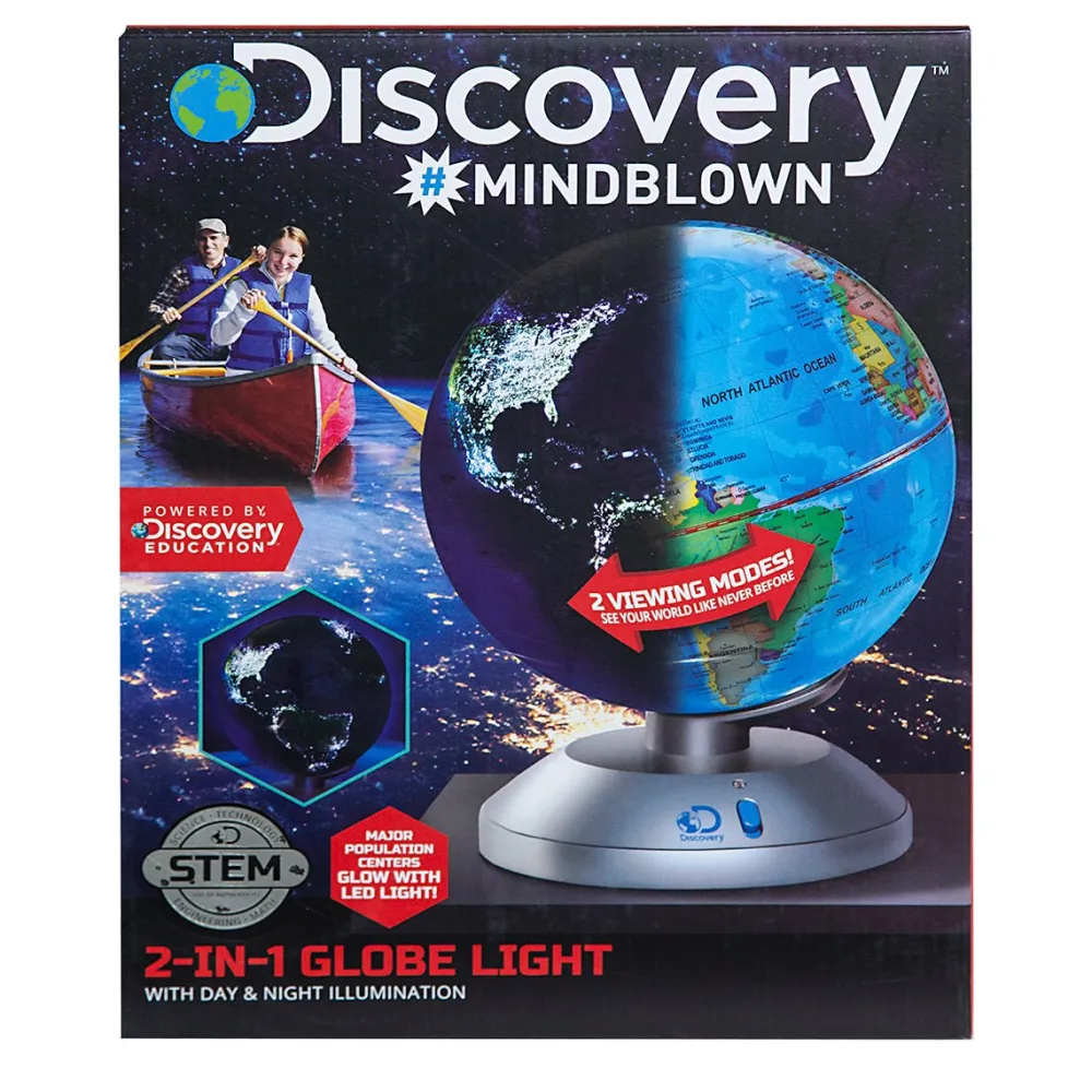 4378814 Canada Inc. / Red Planet Group Discovery Globe 2 in 1 Day and Night Earth Fashion