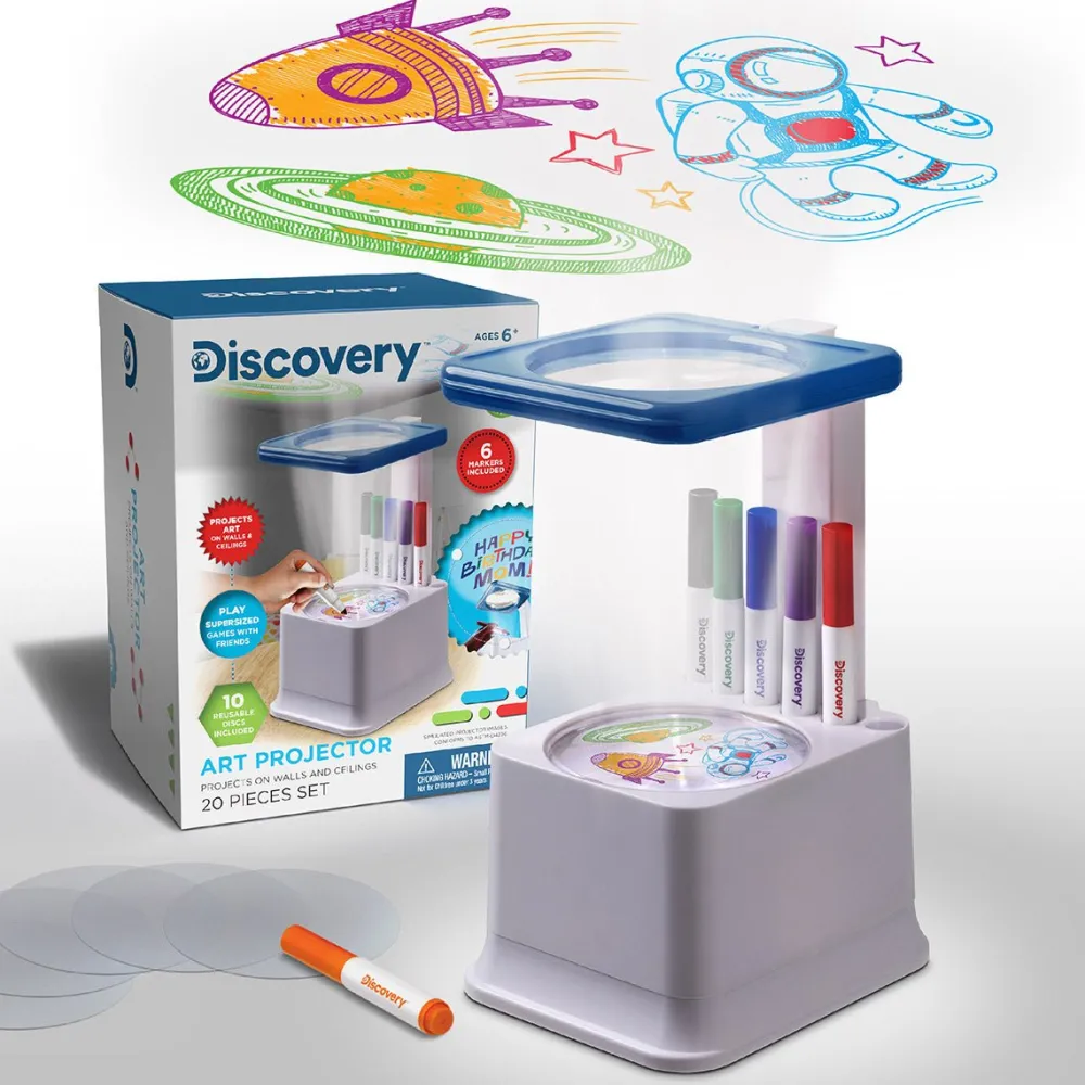 4378814 Canada Inc. / Red Planet Group Discovery Toy Sketcher Projector with 6 Color Markers Fashion