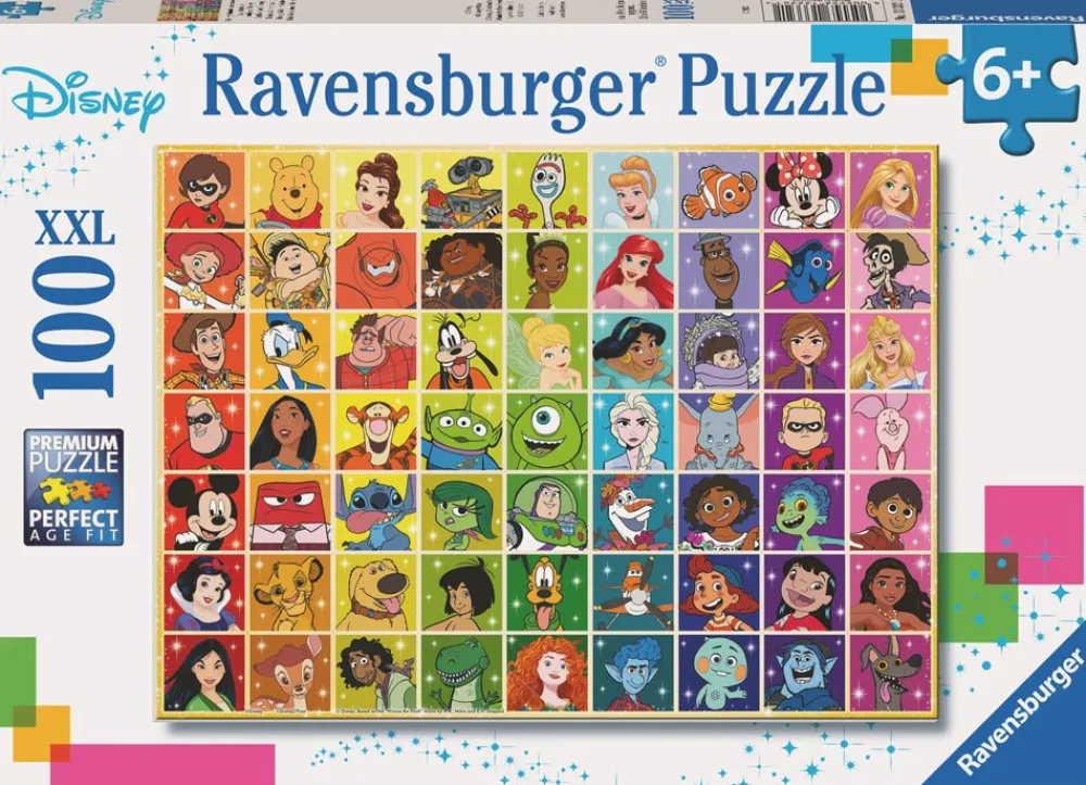 Ravensburger Disney Color Palette 100pc Puzzle New