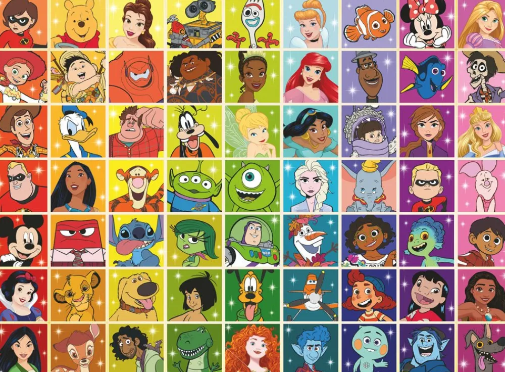 Ravensburger Disney Color Palette 100pc Puzzle New