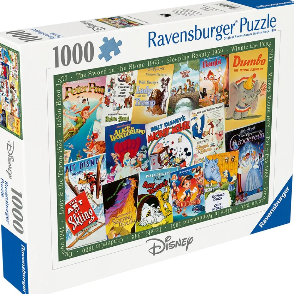 Ravensburger Disney Vintage Movie Posters 1000 pc Puzzle Sale