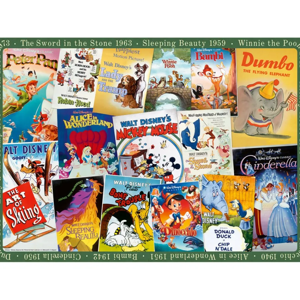 Ravensburger Disney Vintage Movie Posters 1000 pc Puzzle Sale