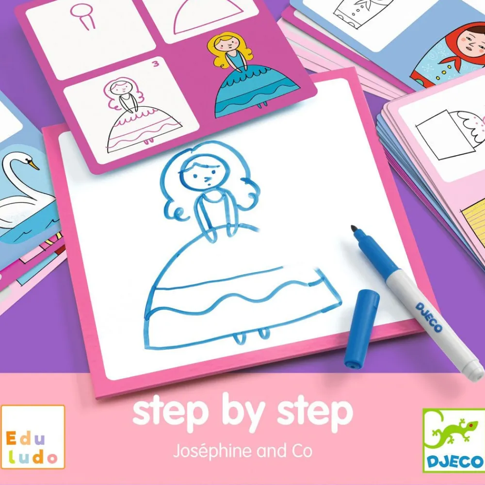 Ilo 307 Inc. Djeco Josephine and Co Learn to Draw Sale
