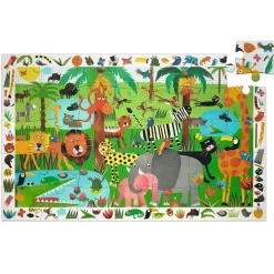 Djeco Observation Puzzle / Jungle / 35 pcs New