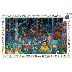 Ilo 307 Inc. Djeco Observation puzzle Enchanted forest 100 pcs Clearance