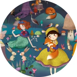 Ilo 307 Inc. Djeco Observation puzzle Enchanted forest 100 pcs Clearance
