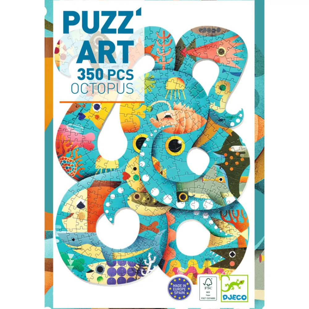 Ilo 307 Inc. Djeco Puzz'art / Octopus / 350 pcs Sale