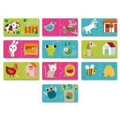 Ilo 307 Inc. Djeco Puzzle duo / Habitat Clearance