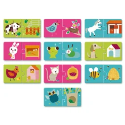 Ilo 307 Inc. Djeco Puzzle duo / Habitat Clearance