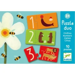 Ilo 307 Inc. Djeco Puzzle duo / Numbers Best