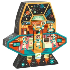 Djeco Silhouette Puzzle / Space Station / 54 pcs Discount