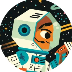 Djeco Silhouette Puzzle / Space Station / 54 pcs Discount