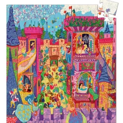 Ilo 307 Inc. Djeco Silhouette Puzzle / Fairy Castle / 54 pcs Online