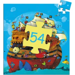 Djeco Silhouette Puzzle / Barbarossa's Boat 54 pcs Outlet