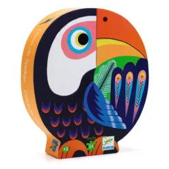 Djeco Silhouette puzzle / Coco The Toucan 24 pcs Fashion