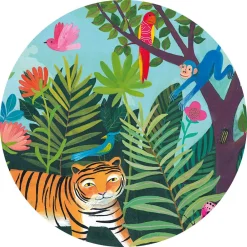Djeco Silhouette Puzzle / The Tiger's Walk 24 pcs Outlet