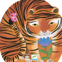 Djeco Silhouette Puzzle / The Tiger's Walk 24 pcs Outlet