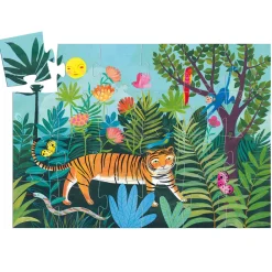 Djeco Silhouette Puzzle / The Tiger's Walk 24 pcs Outlet