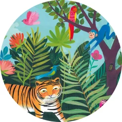Djeco Silhouette Puzzle / The Tiger's Walk 24 pcs Outlet