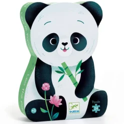 Djeco Silhouette Puzzle / Leo The Panda / 24 pcs Sale