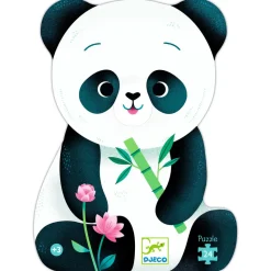 Djeco Silhouette Puzzle / Leo The Panda / 24 pcs Sale