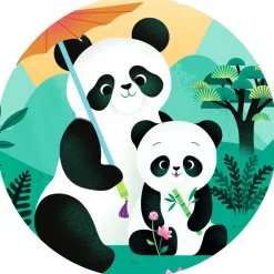 Djeco Silhouette Puzzle / Leo The Panda / 24 pcs Sale